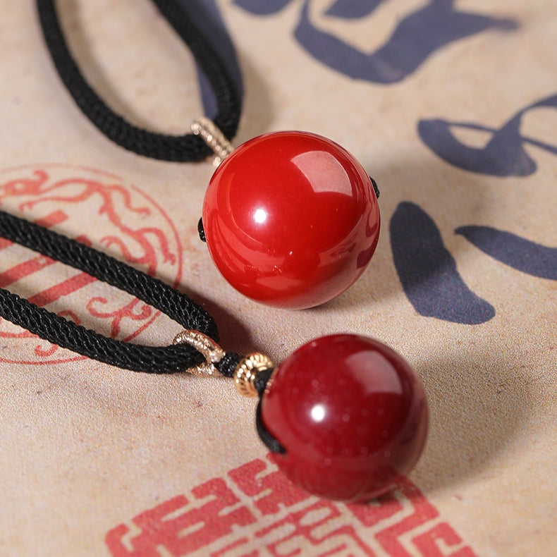 Cinnabar Beads - Wealth and Success